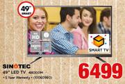 Sinotec 49" Full HD Smart LED TV 49E300M