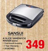 Sansui 4 Slice Sandwich Maker SSSM01