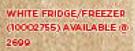 Hisense 220Ltr White Fridge Top Freezer 