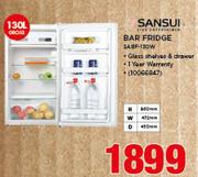 Sansui 130Ltr Bar Fridge SABF-130W