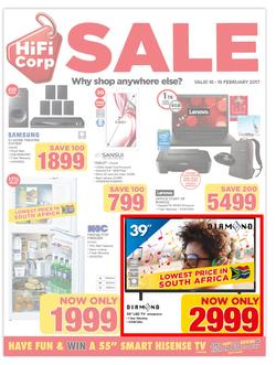 HiFi Corp : Sale (16 Feb - 19 Feb 2017), page 1
