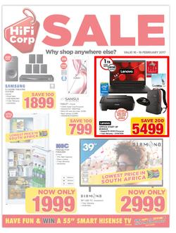 HiFi Corp : Sale (16 Feb - 19 Feb 2017), page 1