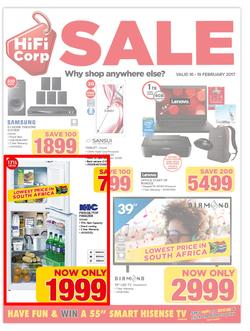 HiFi Corp : Sale (16 Feb - 19 Feb 2017), page 1