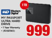 WD 1TB My Passport Ultra Hard Drive