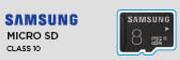 Samsung 8GB Micro SD Class 10