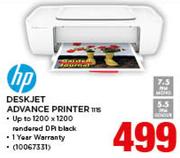 HP Deskjet Advance Printer 1115