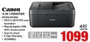 Canon 4 In 1 Printer Pixma MX494