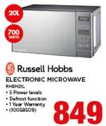 Russell Hobbs 20Ltr Electronic Microwave RHEM21L