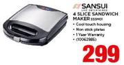 Sansui 4 Slice Sandwich Maker