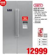 Defy 694Ltr Side By Side Fridge DFF417