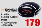 Sansui Alarm Clock Radio CR1009