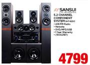 Sansui 5.2 Channel Component System SHT-6200