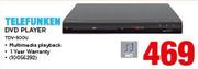 Telefunken DVD Player TDV-500U