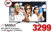 Sansui 39" HD Ready LED TV SLED-39HDR
