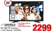 Sansui 32" Smart LED TV
