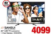 Sansui 40" FHD Smart LED TV SLEDS40FHD