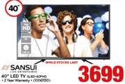 Sinotec 40" FHD LED TV SLED-40FHD