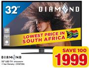 Diamond 32" HD Ready LED TV DFH32HDVM