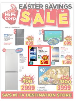 HiFi Corp : Easter Savings Sale (20 Apr - 23 Apr 2017), page 1