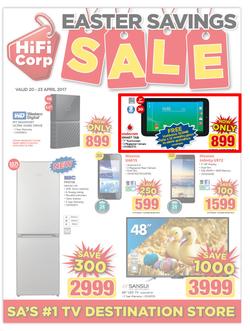 HiFi Corp : Easter Savings Sale (20 Apr - 23 Apr 2017), page 1