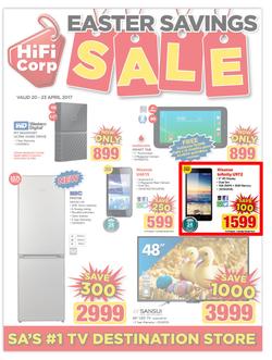 HiFi Corp : Easter Savings Sale (20 Apr - 23 Apr 2017), page 1