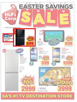 HiFi Corp : Easter Savings Sale (20 Apr - 23 Apr 2017), page 1