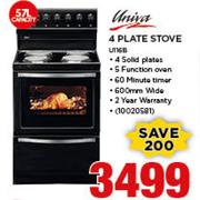 Univa 4 Plate Stove U176B