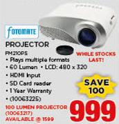Fotomate 60 Lumen Projector FM210PS