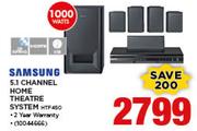 Samsung 5.1 Channel Home Theatre System HTF450