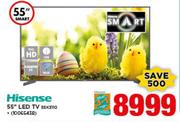 Hisense 55" Smart LED TV 55K3710