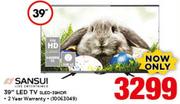 Sansui 39" LED TV SLED-39HDR