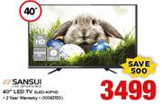 Sansui 40" LED TV SLED-40FHD
