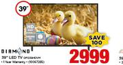  Diamond 39" LED TV DFG39HDVM
