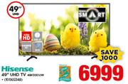 Hisense 49" UHD TV 49K300UW