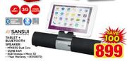 Sansui 7" Tablet + Bluetooth Speaker