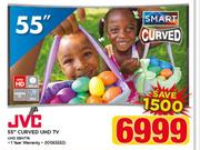 JVC 55" Curved UHD Smart TV 