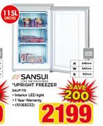 Sansui 115Ltr Upright Freezer