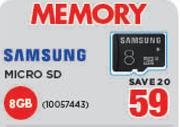Samsung 8GB Micro SD Card