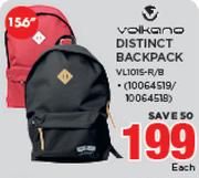 Volkano Distinct Backpack VL1015-R/B-Each