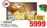 Sansui 58” LED TV SLED58FHD