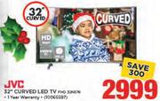 JVC 32” Curved LED TV FHD 32N376