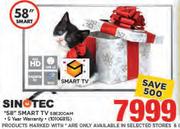 Sinotec 58” Smart TV 58E200AM