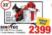 Sinotec 32” LED TV STL-32VN800