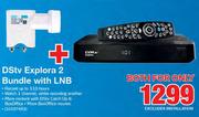 DStv Explora 2 Bundle With LNB-For Both