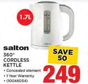 Salton 1.7Ltr 360° Cordless Kettle