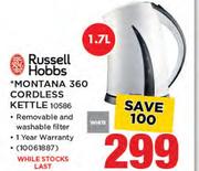 Russell Hobbs 1.7Ltr Montana 360 Cordless Kettle