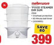 Mellerware 9Ltr Food Steamer Dim Sum