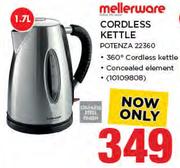 Mellerware 1.7Ltr Cordless Kettle POTENZA 