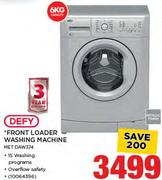 Defy 6Kg Front Loader Washing Machine MET DAW374