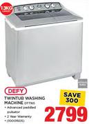 Defy 13Kg Twintub Washing Machine DTT165